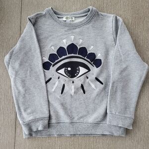 Kenzo kids grey sweatshirt